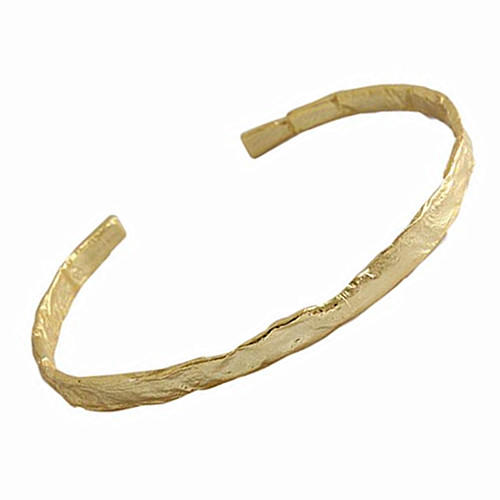 925 sterling silver women jewels gold plated tinfoil surace bangles